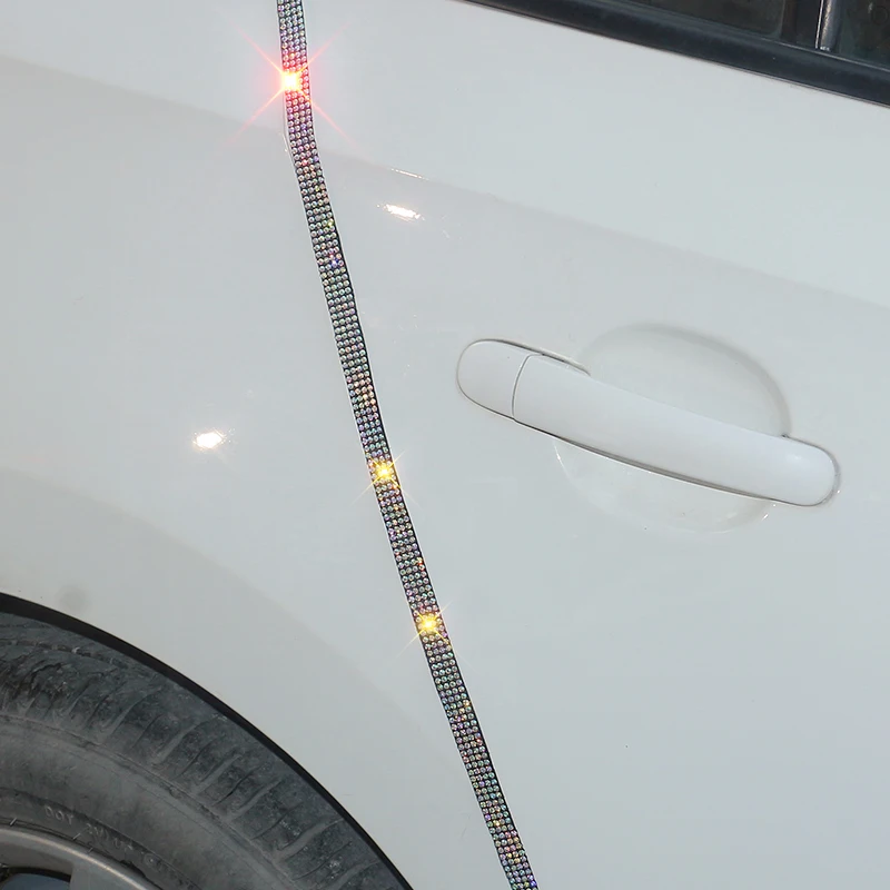 

New Luxury Car Door Edge Protector Sticker Strip Film Anti Collision Edge Guard Scratch Protector Car Accessories for Girls