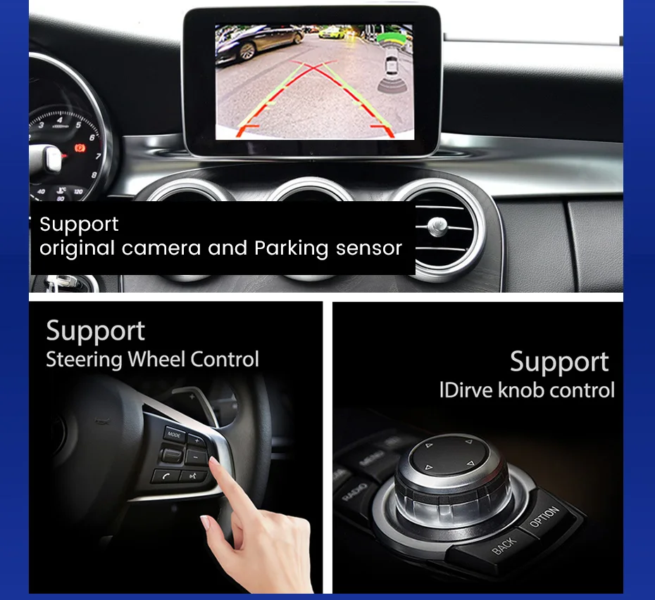 NaviFly Wireless Carplay Android Auto Car Multimedia For Audi Q5 2010-2018 support Mirror Link Reversing camera | Автомобили и