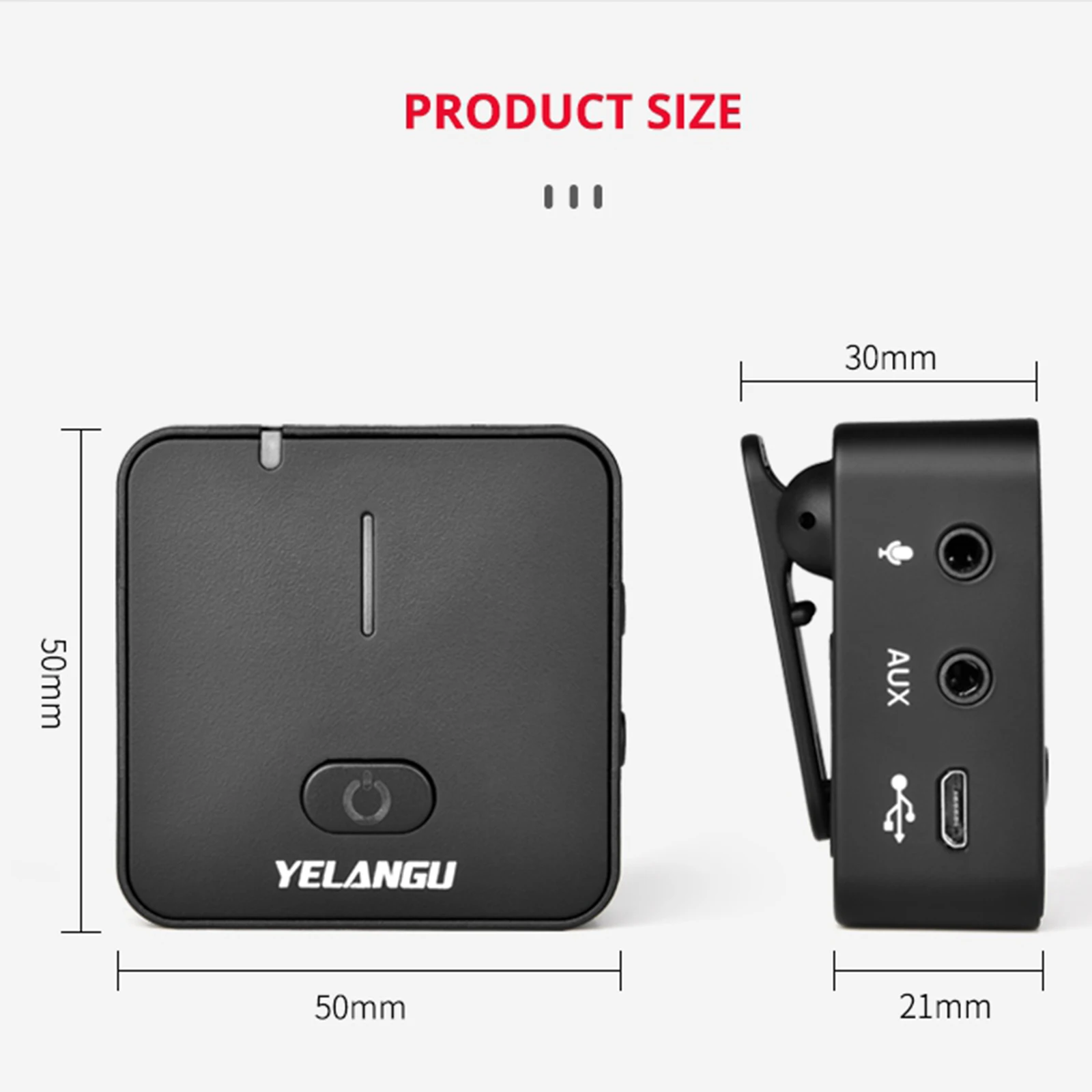 

New MX5 2.4G Wireless Recording Microphone System for Video Recording DSLR