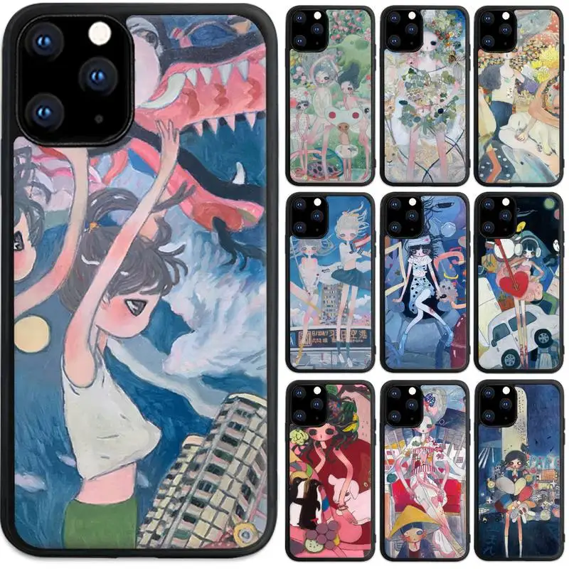 

Aya takano Phone Case For Iphone 5 SE 2020 6 6s 7 8 plus X Xr XS 11 12 13 Mini Pro Max PC Fundas Cover