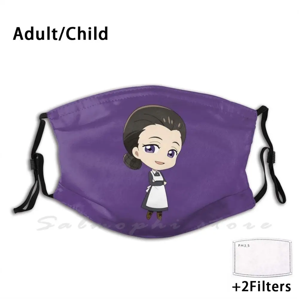 

Маска Chibi Isabella Yakusoku No Neverland, обещанная невеста, Эмма мама, Норман Рэй Грейс, полевой дом, демон, Изабелла дон