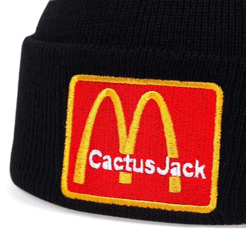 

CACTUS JACK TRAVIS SCOTTS Embroidery Casual Beanies For Men Women Fashion Knitted Winter Hat Hip-hop Skullies Hat Dropshipping