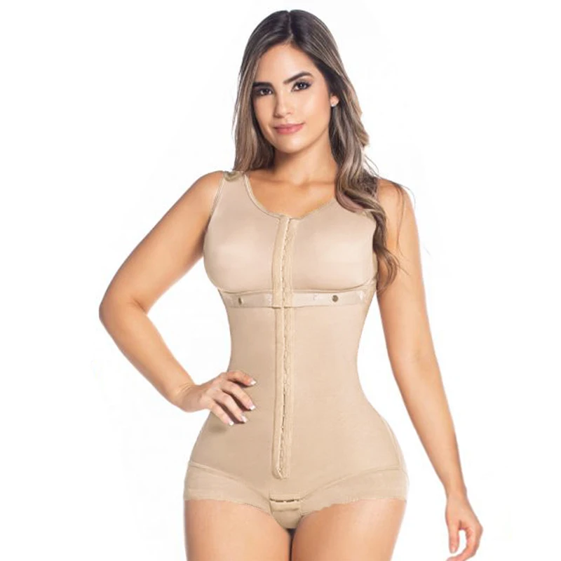 

Double Abdominal Reinforcement Continuous Three-Row Fastening Corset
