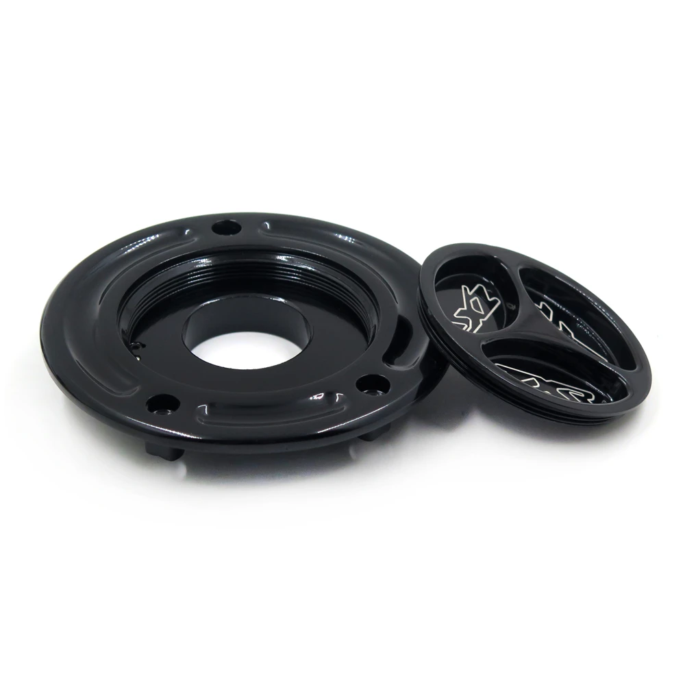 Черный Keyless газовой кепки откручивать алюминиевый гоночный топливный бак Крышка