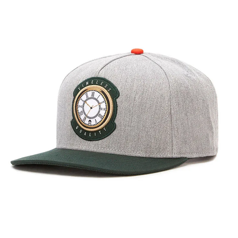 

Gorras Hombre TIMELESS CAP Clock gray hip hop snapback hat Autumn for men women casual sun baseball cap bone