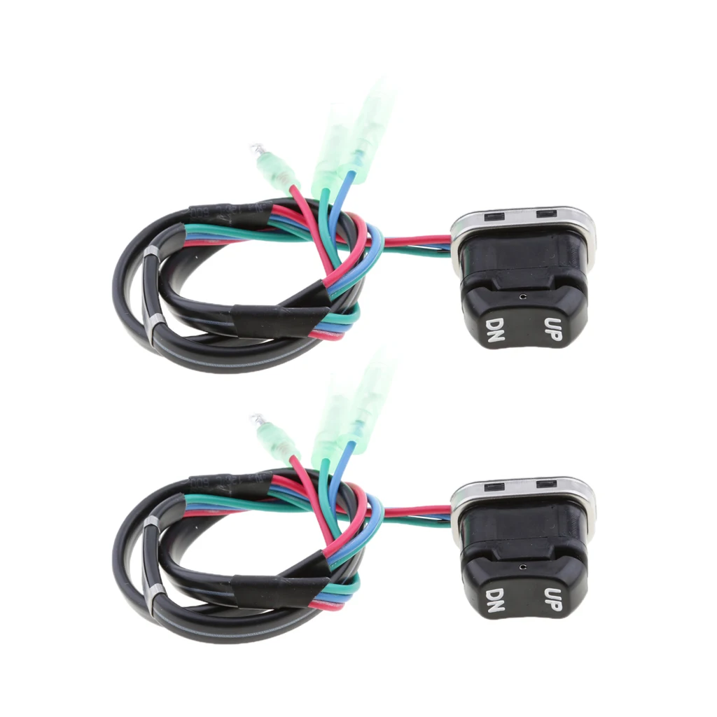 

2 Pcs 703-82563-02-00 703-82563-01-00 TRIM & TILT Switch A For Yamaha Outboard Motors