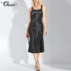 Платье-миди женское атласное на бретельках, со складками, с открытой спиной, лето 2021