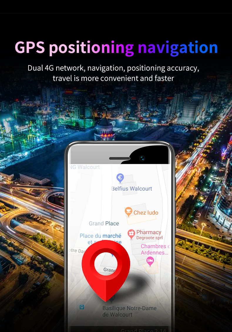 Pocket 4G LTE смартфон на Android четыре ядра ультратонкий сотовый телефон Google Play Store две Sim