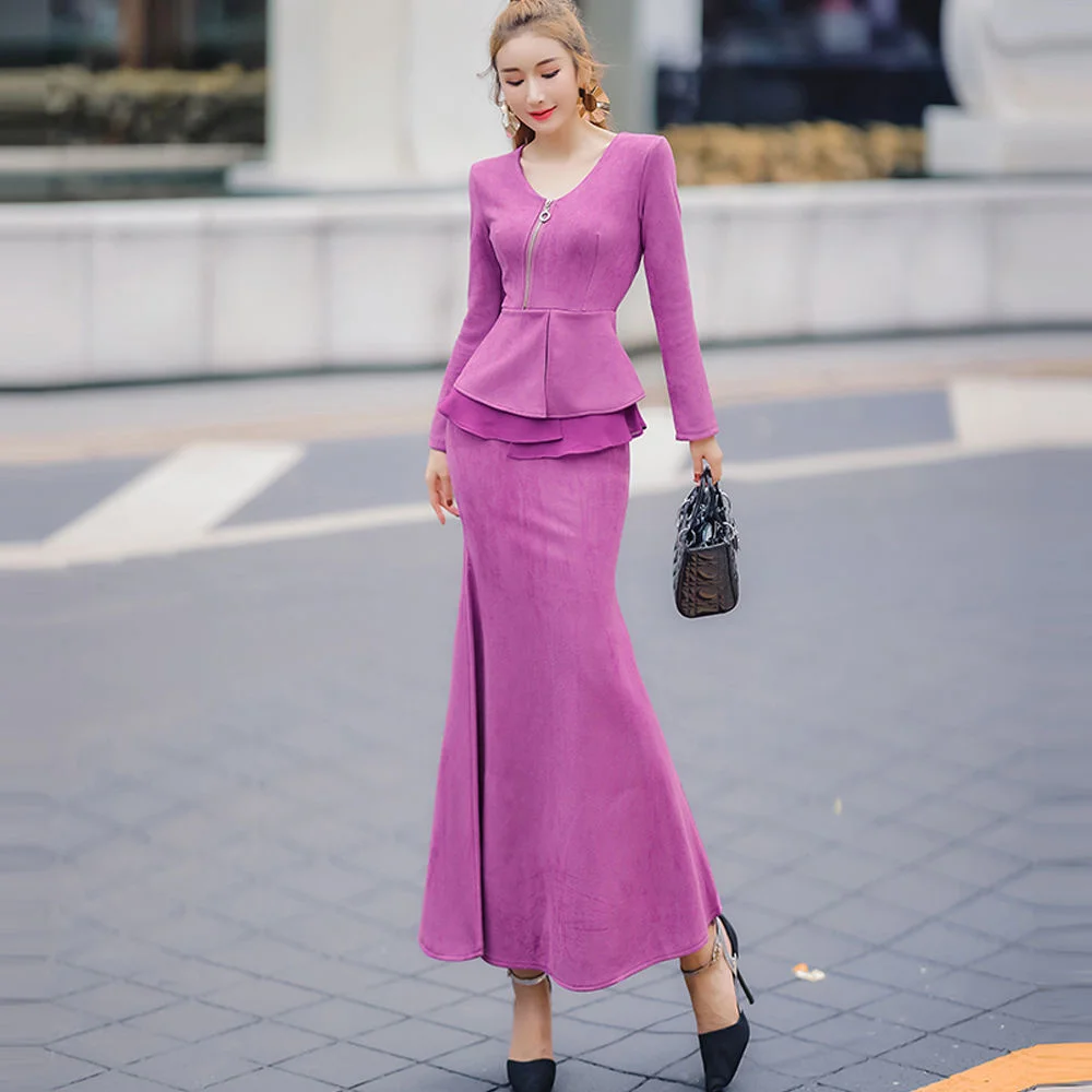 Éventail de déesse de tempérament en mousseline de soie, nouveau Style automne et hiver, bordure de feuille de Lotus, ventre couvert, peau de cerf, velours, tour de hanches Slim  (0)