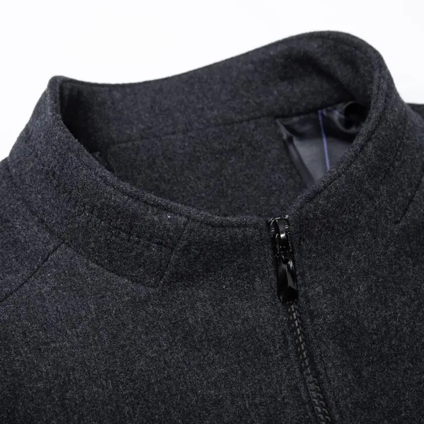 

new large big plus size 8XL 7XL Coat Men Autumn And Winter Fashion Mens Overcoat Wool Quality Warm Trench Male Woolen coat