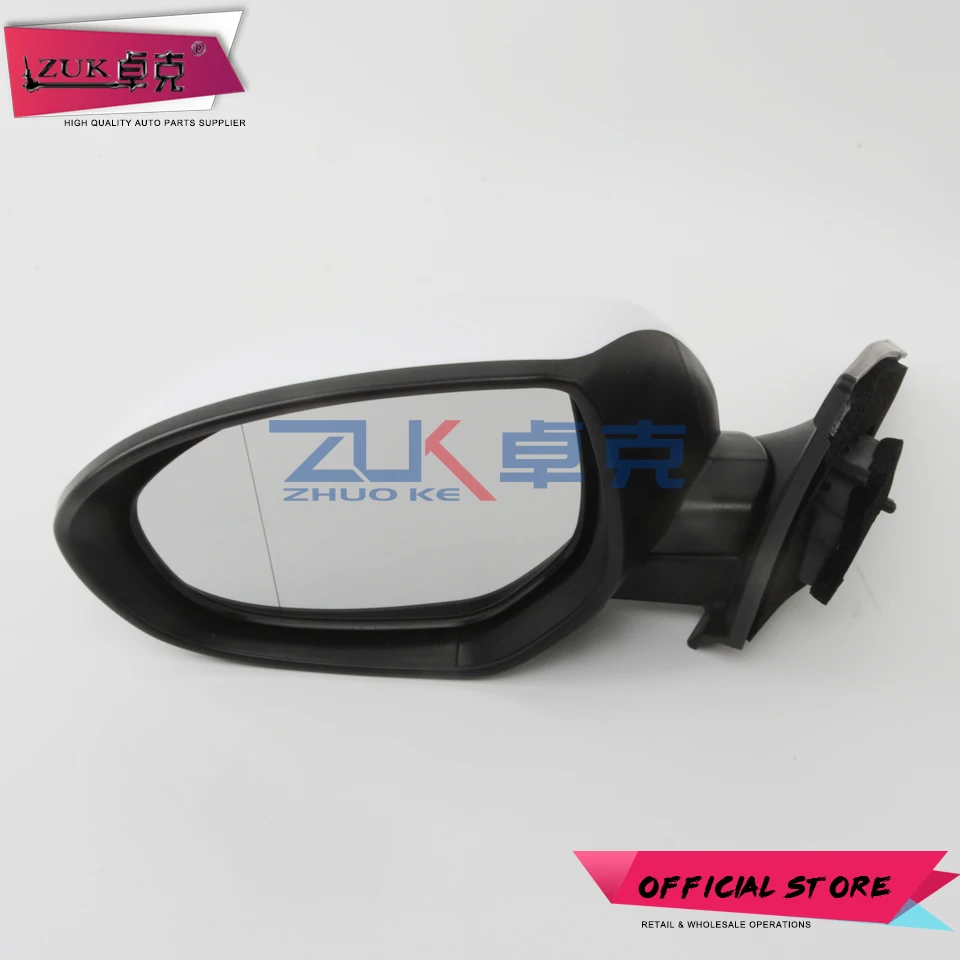ZUK наружное зеркало заднего вида в сборе для MAZDA 3 BL 2008 2014 7 контактный светодиодный