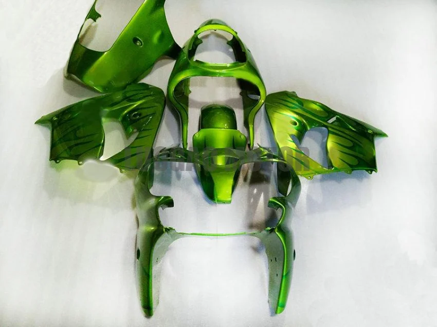 

Впрыска Кузов бесплатно обтекатели комплект для всех зеленый Kawasaki Ninja кузов ZX-9R 00 01 обтекатель наборы ZX9R 2000 2001 ZX 9R