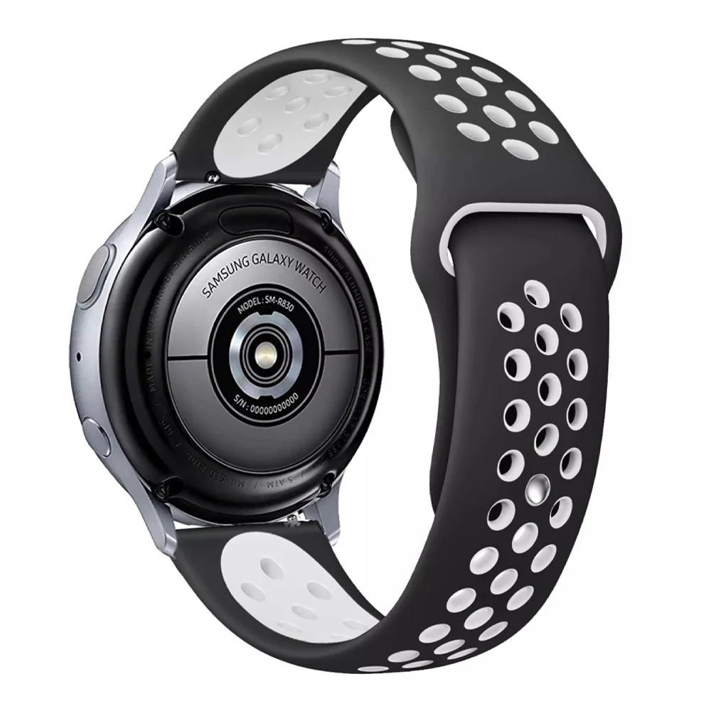 Ремешок силиконовый для samsung galaxy watch 46 мм 42 мм gear s3  Frontier/active 2, браслет для huawei watch gt 2, 20/22 мм | Наручные часы  | АлиЭкспресс