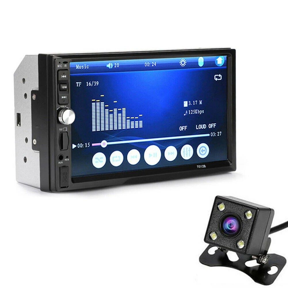 HD камера 2din FM AUX сенсорный экран USB Bluetooth TF слот для карты Радио Стерео 7 дюймов
