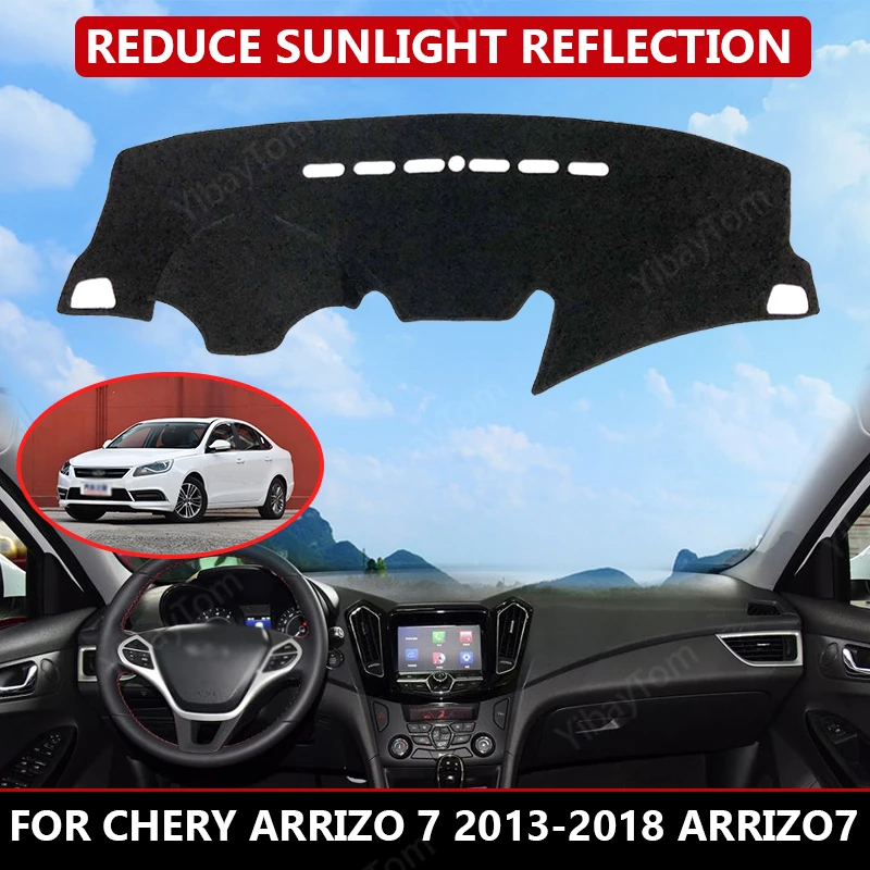 

Car Dashboard Cover for Chery Arrizo 7 2013-2018 Arrizo7 Mat Protector Sun Shade Dashmat Board Pad Auto Carpet