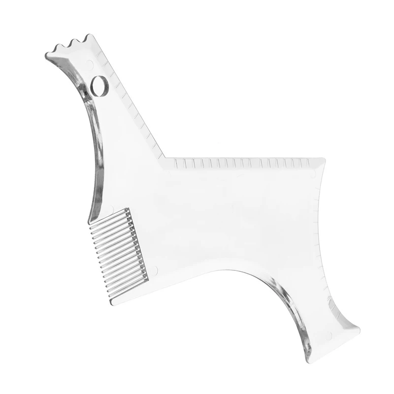 

1Pcs Double-side Beard Shaping Styling Template ABS Mustache Shaper/Comb/Stencil Men Face Beauty Tools for Beards Removal Razor
