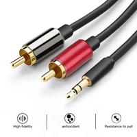 rca cable 3 5mm jack to 2 rca aux cable 3 5 mm to 2rca adapter splitter audio cable for tv box home theater speaker wire