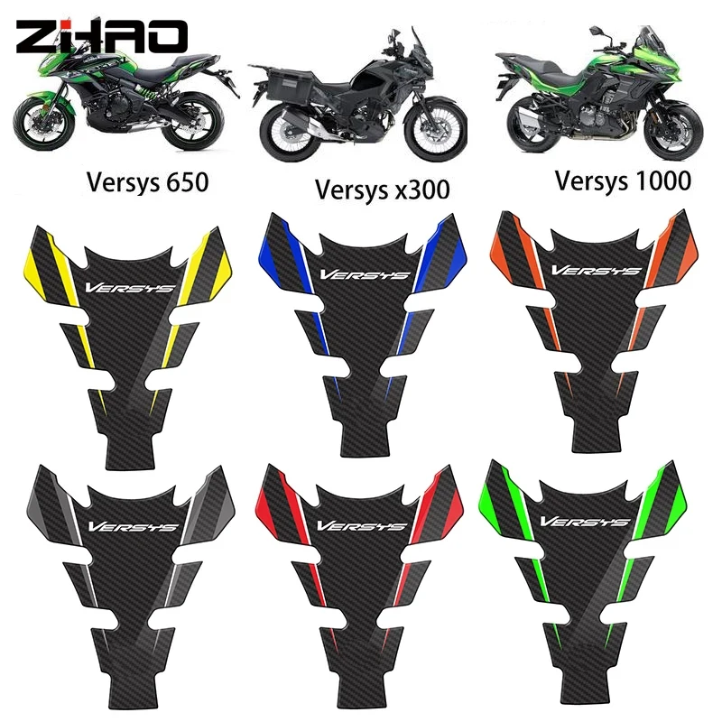 

For Kawasaki Versys X300 650 1000 3D Reflective Three-dimensional Protective Sticker Decal Tank Pad Protector Decal