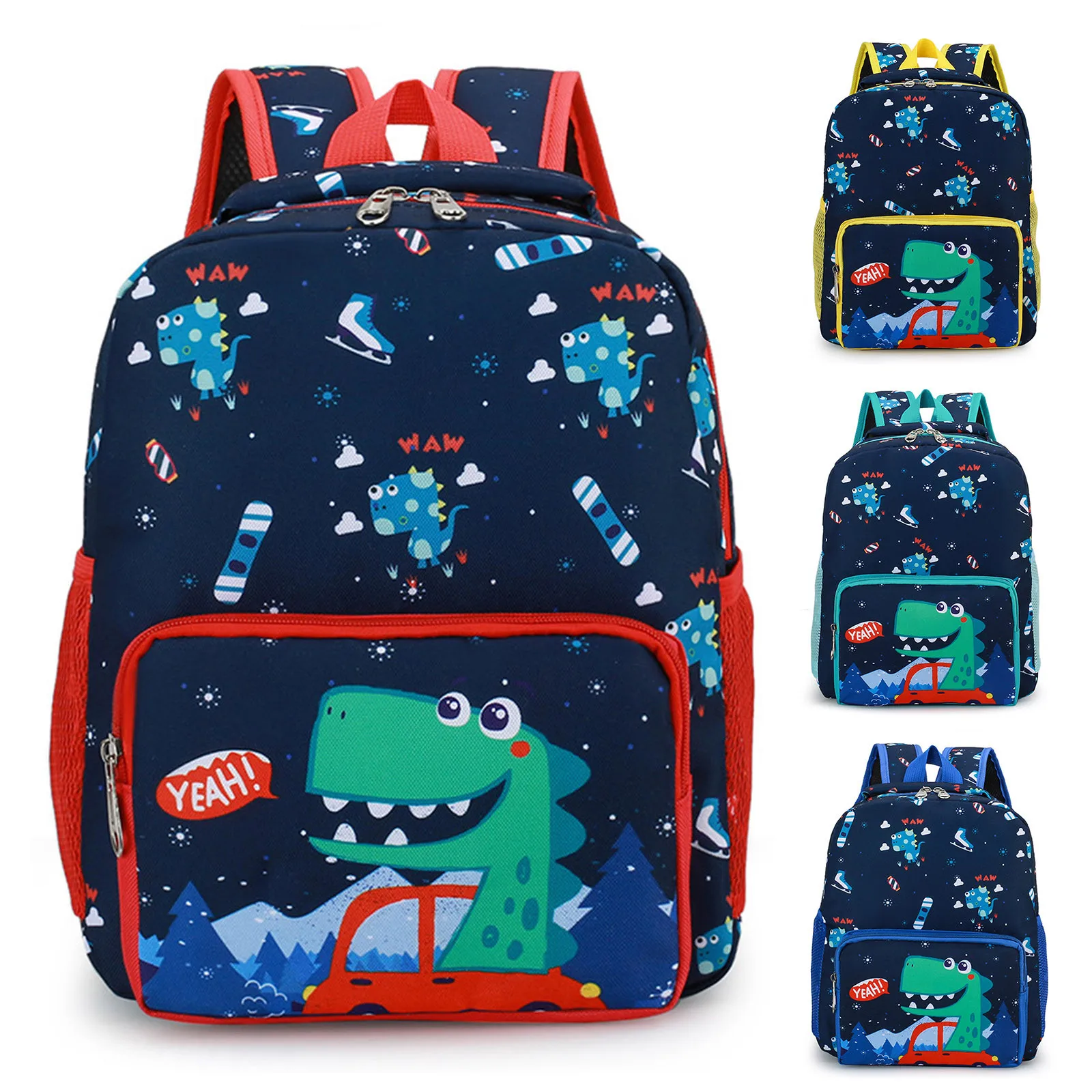 

Fashion Children School Bags 3d Cartoon Print Baby Girls Boys Kids Cute Cartoon Animal Backpack Toddler School Bag Waterproof R5
