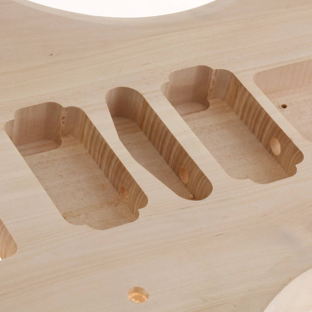 

Durable Solid Wood Unfinished Electric Guitar Body for ESP Guitar Replacement Parts DIY