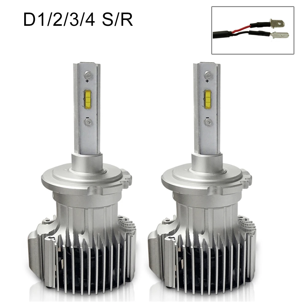 Автомобильные фары D2S Led D2R лампы D1S D3S D4S D1R D3R D4R 72W фары для 8000LM авто фары 6000 К белый свет 12 В Led дальнего света для передней фары автомобиля