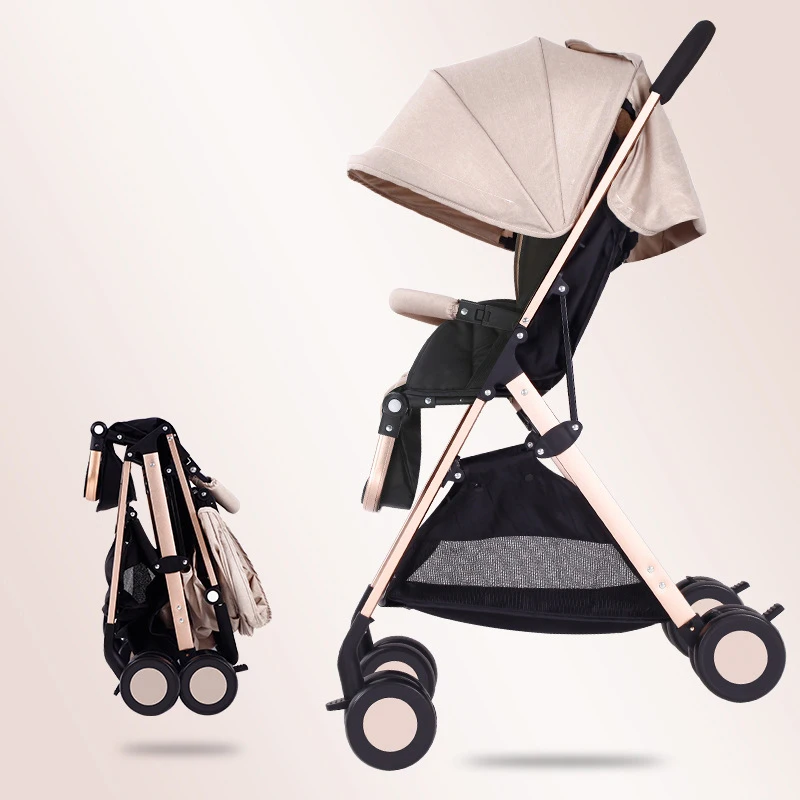 Сверхлегкая портативная дорожная детская коляска складная Складная с
