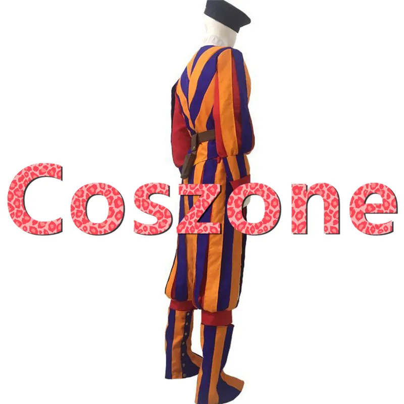 Швейцарские солдаты Косплей Костюм королевская швейцарская гвардия Униформа
