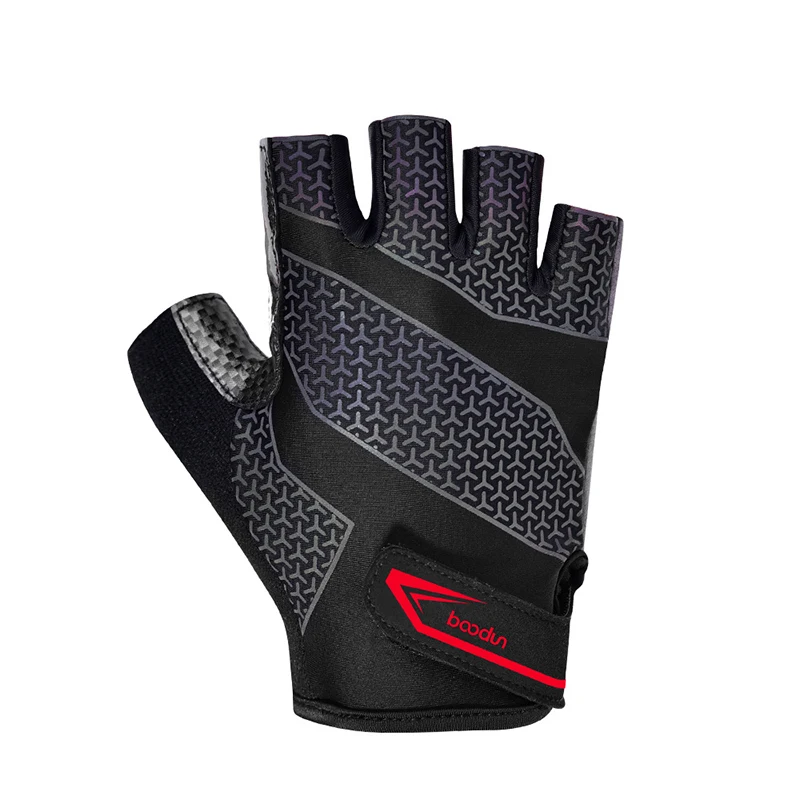 Велосипедные перчатки с открытыми пальцами дышащие противоскользящие