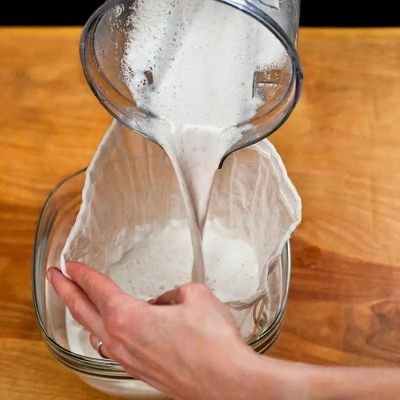 Практичная нейлоновая сетка 15x20 см для еды орехов молока чая фруктов сока кофе