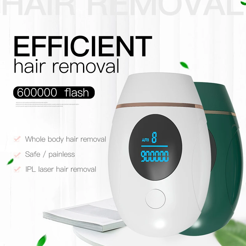 

Laser Epilator 900000 Flash IPL Hair Removal Laser Permanent Epilator for Women Painless Photoepilator Depiladora Facial