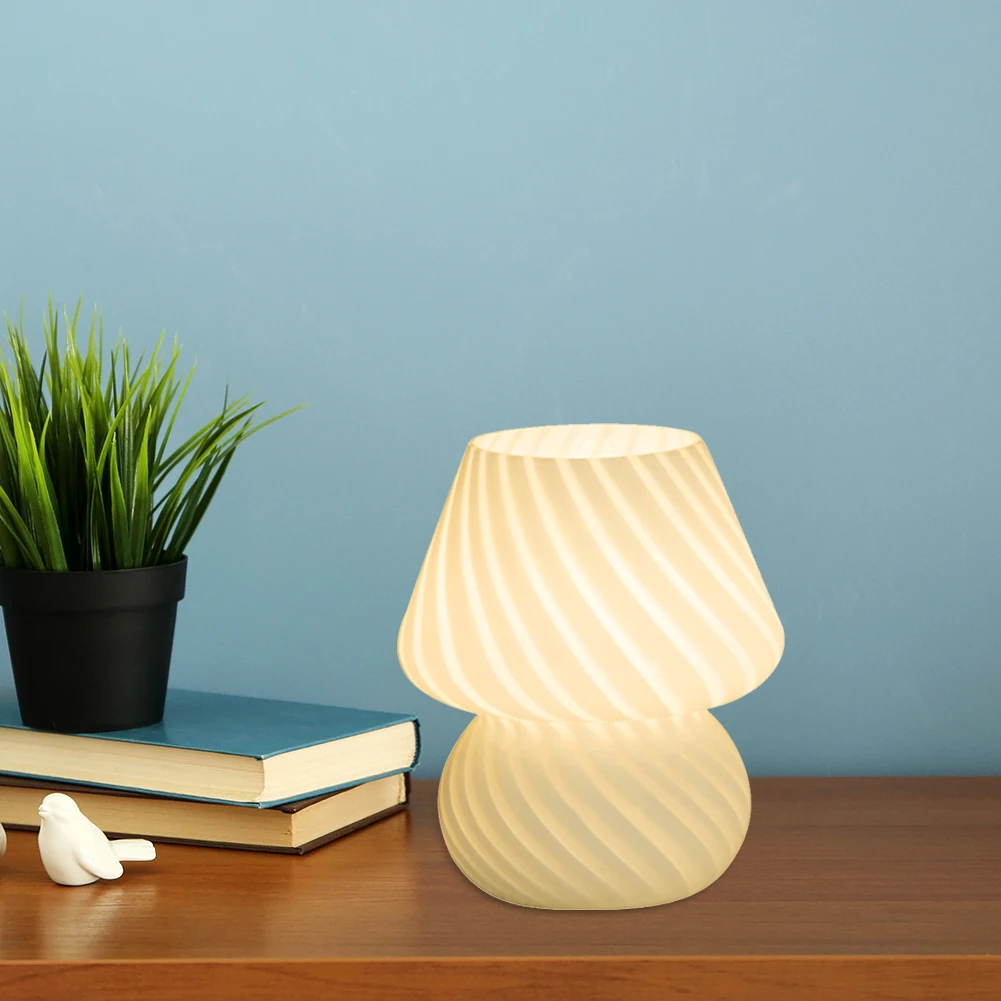 

Прикроватная лампа в виде грибов, ночник с USB-зарядкой, полупрозрачный Настольный светильник ильник для дома, спальни, кабинета, лампы для чт...