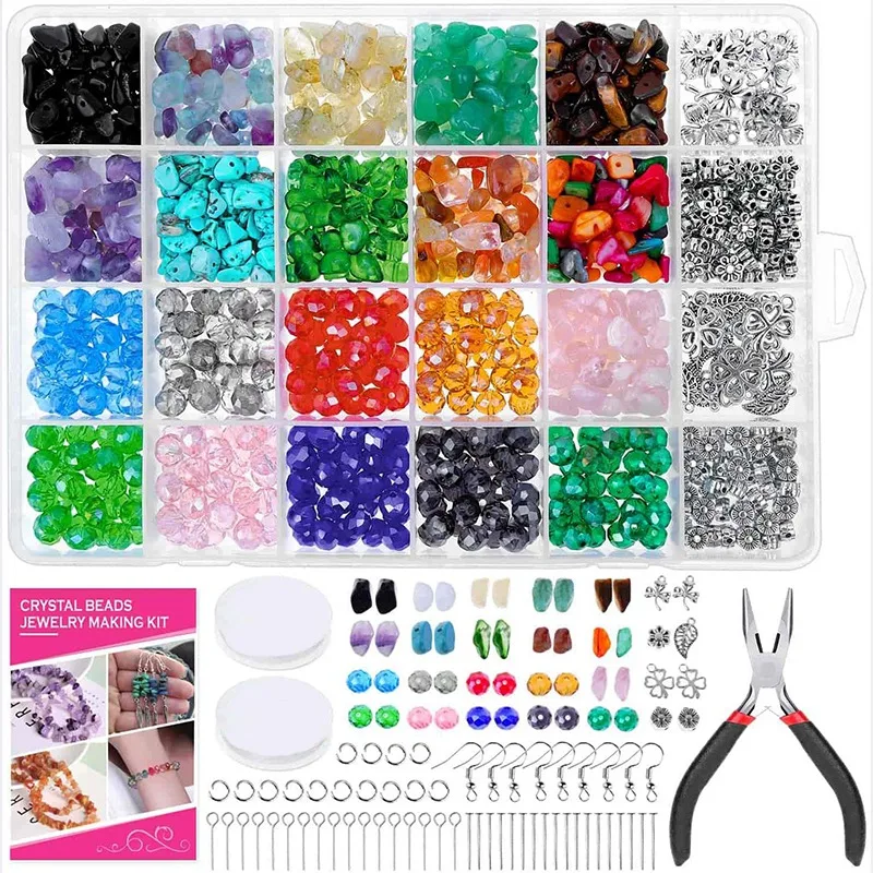 

Beads for Jewelry Making, Jewelry Necklace Making Gemstones for Jewelry Earring Necklace and Bracelets Making Supplies