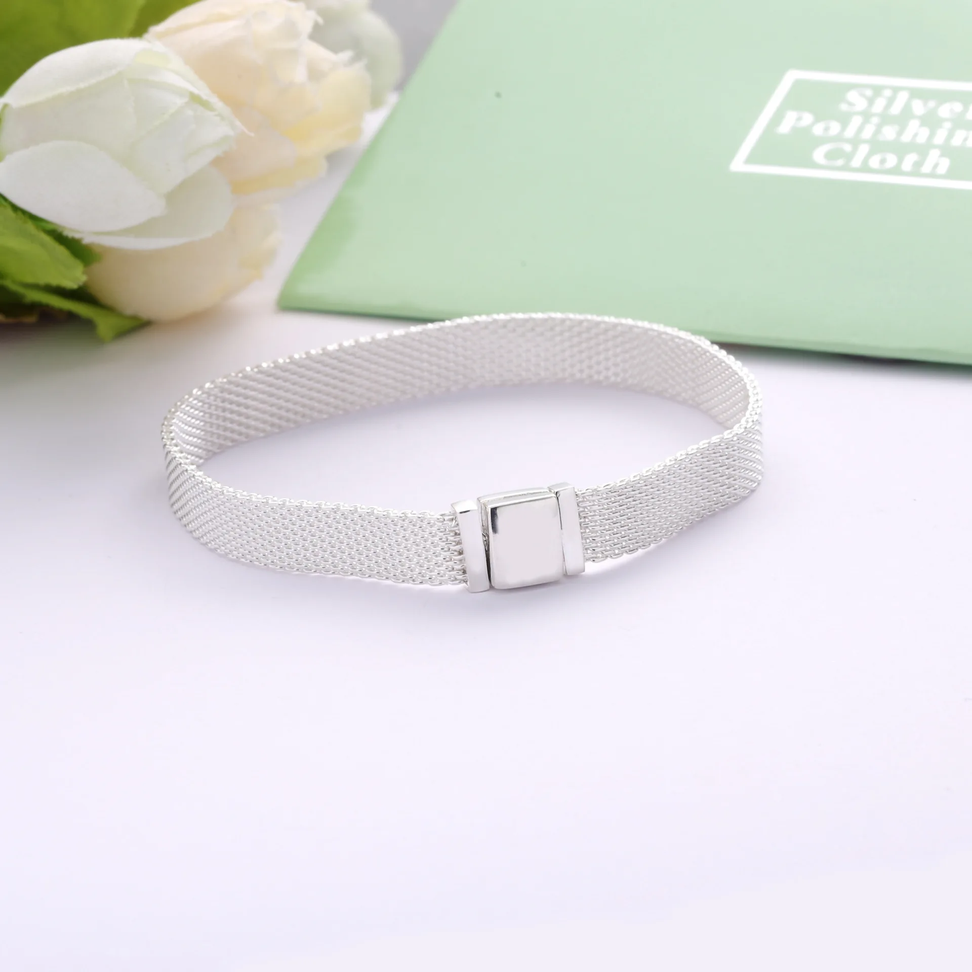 Горячая Распродажа 925 серебро Новая мода Мужчины Женщины клип бусы браслеты для