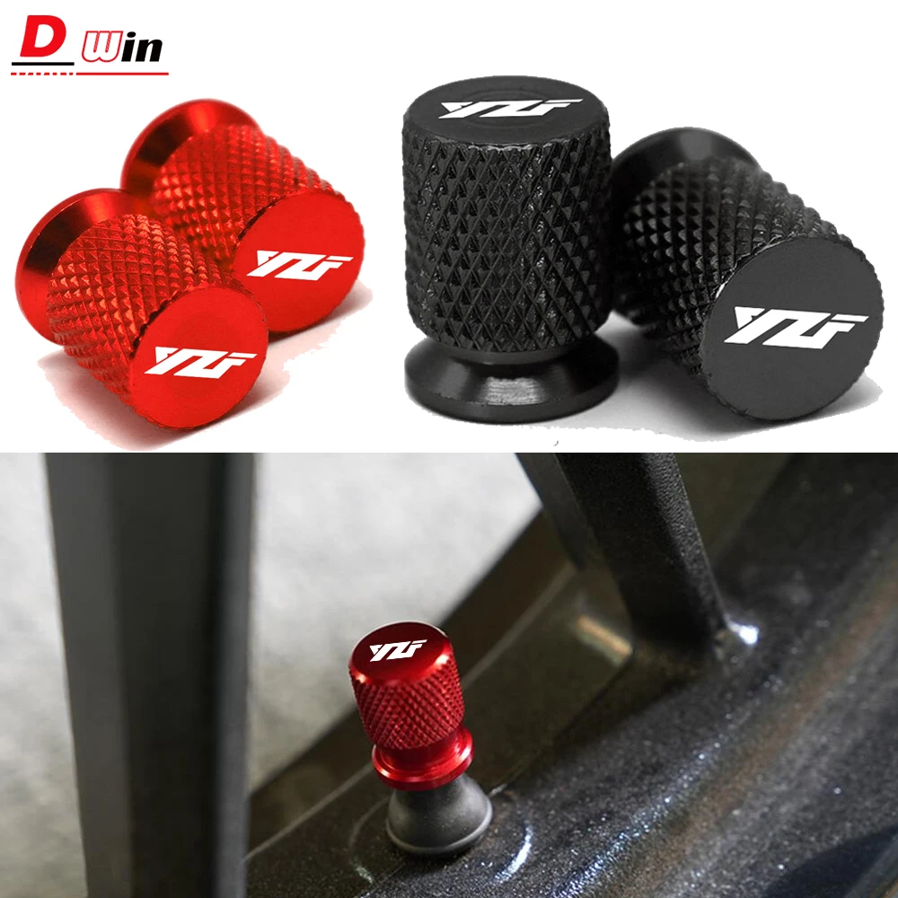 

Motorcycle CNC Aluminum Wheel Tire Valve Stem Caps Wheel Stem Cap Dustproof Cover for Yamaha YZF R3 R25 R6 R1 R7 R125 250 R1M