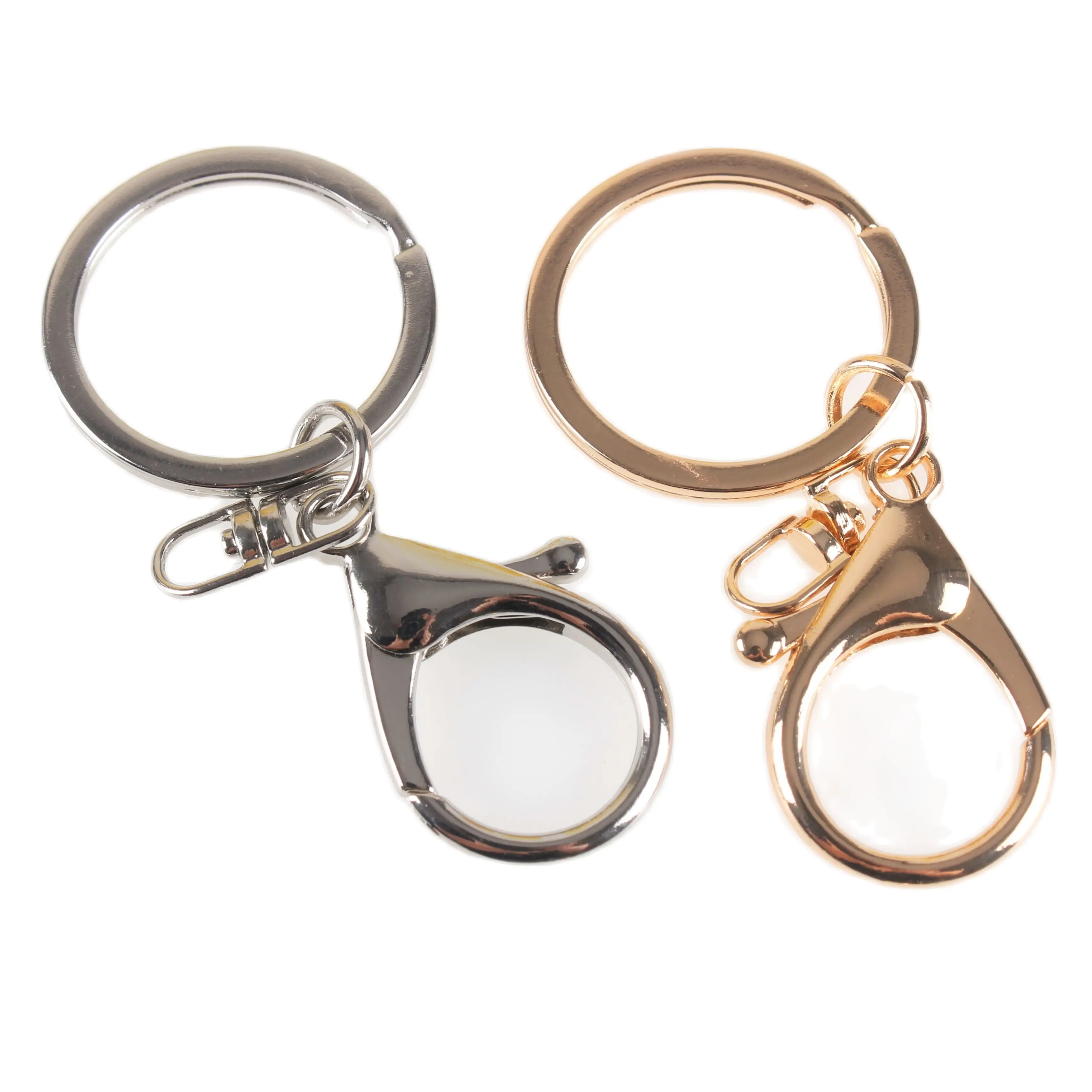 

New keychain lobster clasp jewelry accessories metal key ring bag buckle 8-shaped buckle