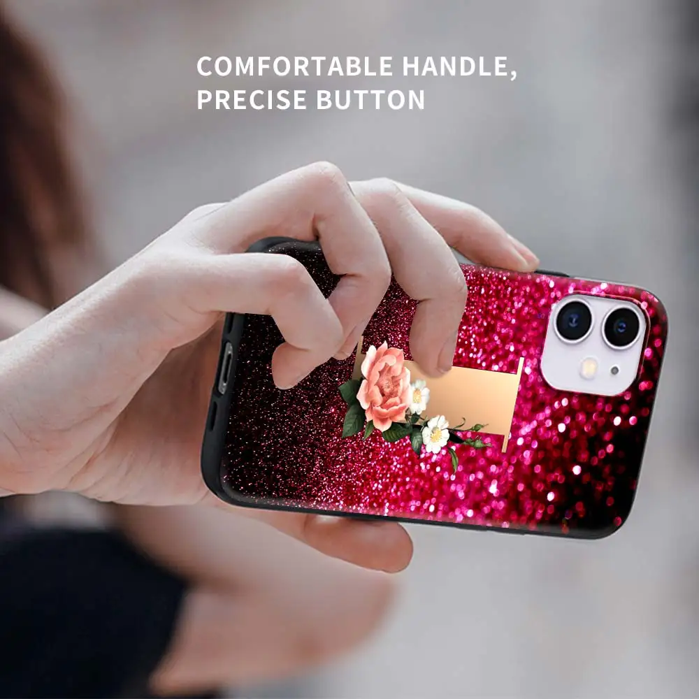 

Tpu Phone Case For Apple iPhone 7 11 12 Pro XR X 6 6S XS Max 5 5S 8 Plus SEF Soft Coque Mobile Cover Cute Ltter