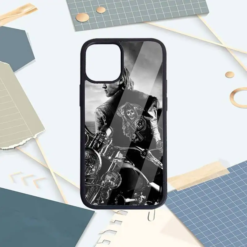 

Sons of Anarchy American TV Phone Case PC for iPhone 11 12 pro XS MAX 8 7 6 6S Plus X 5S SE 2020 XR Luxury brand shell funda