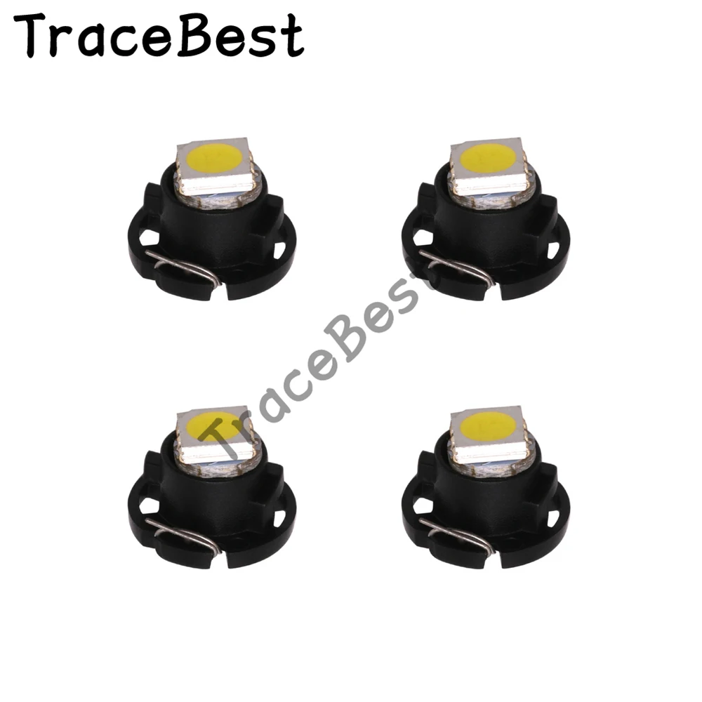 4X белый T4.7 автомобиля 5050 1SMD инструмент Световой индикатор лампочки Индикаторы