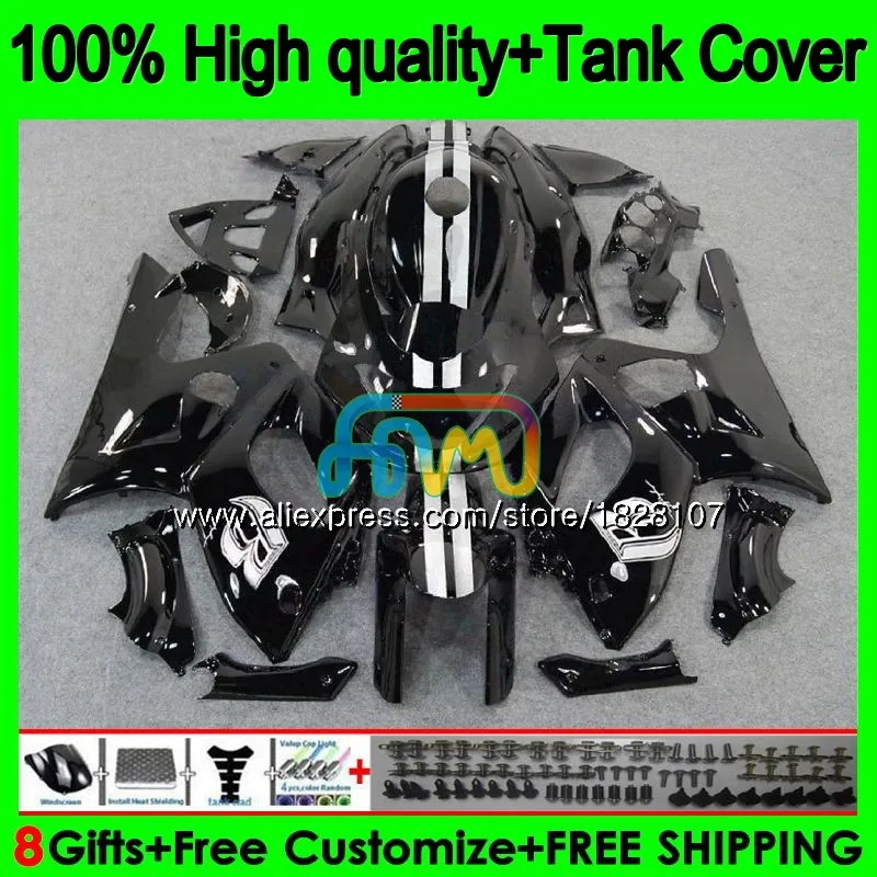 

YZF600R For YAMAHA Thundercat 96 97 98 99 00 01 02 72BS.30 YZF-600R YZF 600R 1996 1997 Gloss black 1998 1999 2000 2001 Fairing