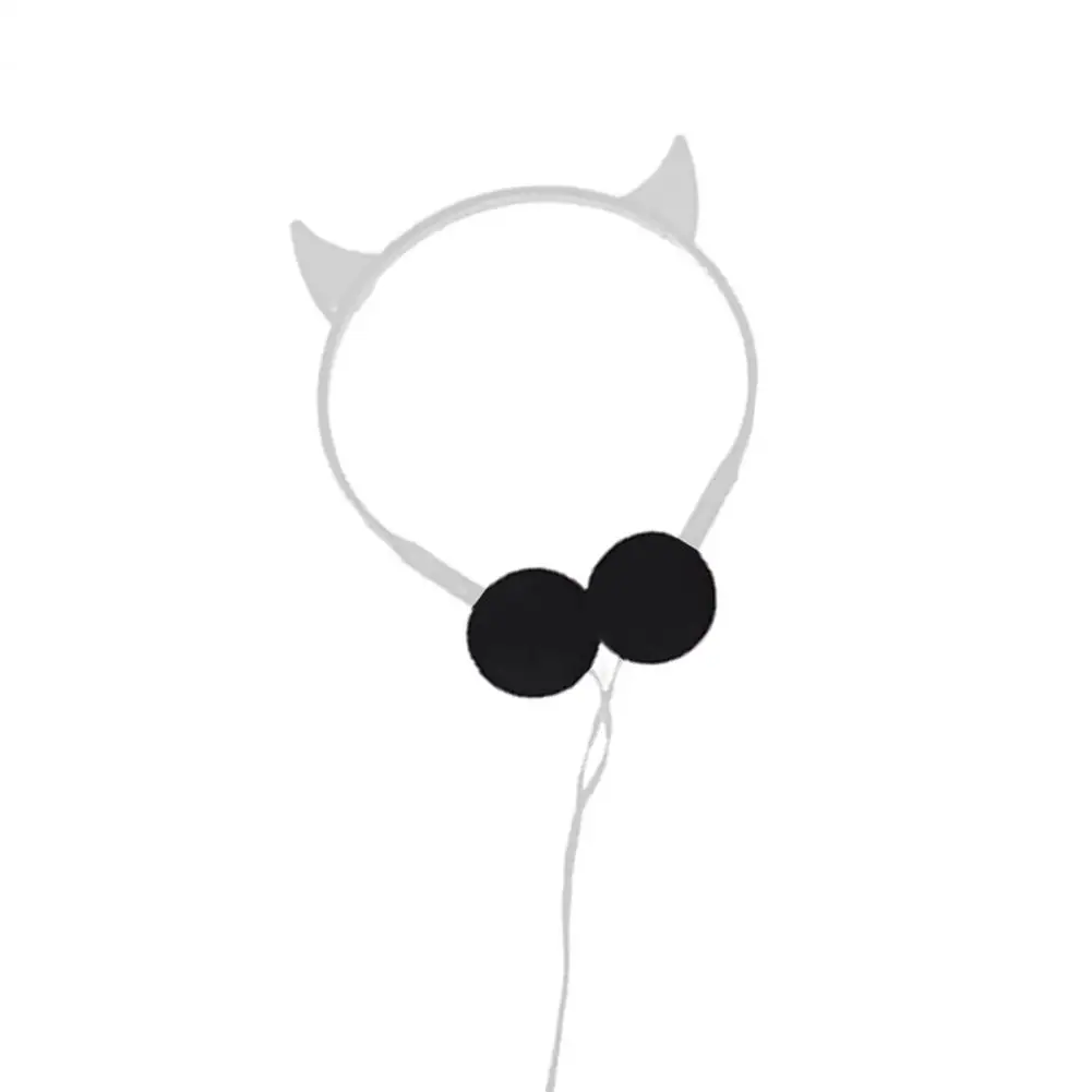

Cartoon Devil Shape Stereo Headphone with Microphone Phone/Computer Headset