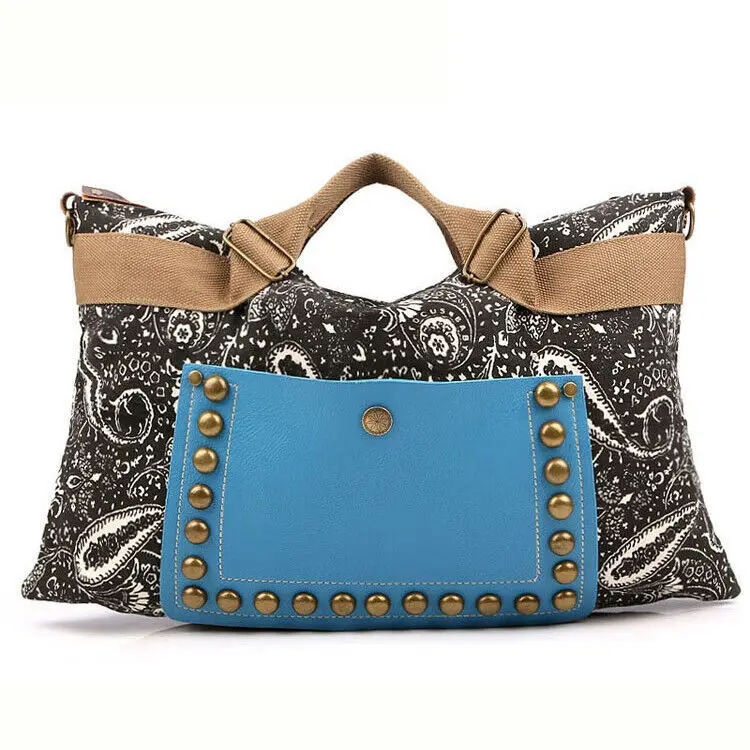 Женская Винтажная сумочка сумки через плечо богемный тоут кошелек портфель |