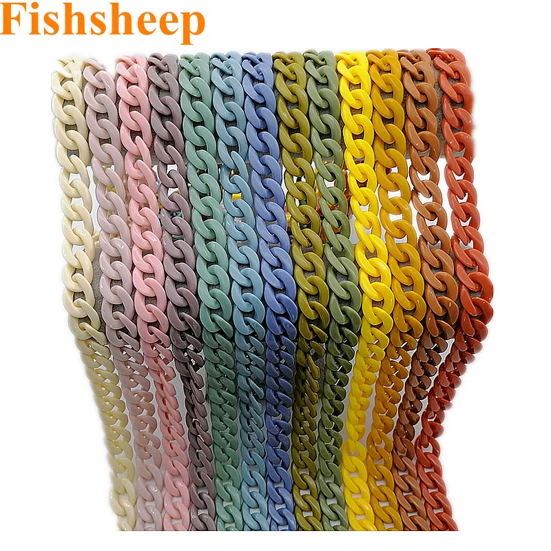 

FishSheep 2020 New Color Acrylic Sunglasses Chain Women Eyeglass Chains Reading Glasses Cord Holder Neck Strap Rope Lanyard