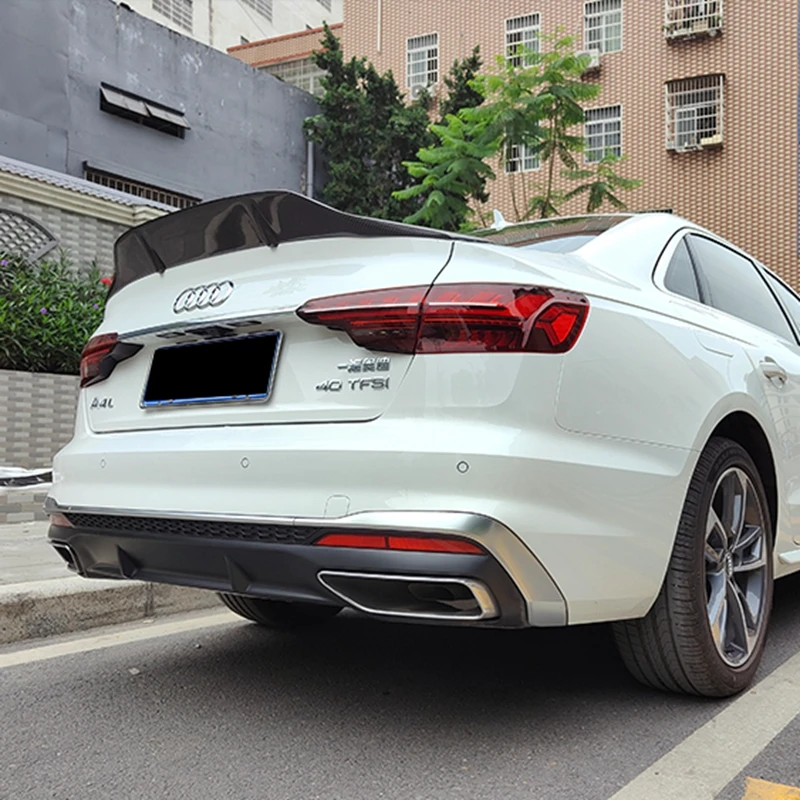 Стильный спойлер R для заднего багажника из углеродного волокна автомобильное