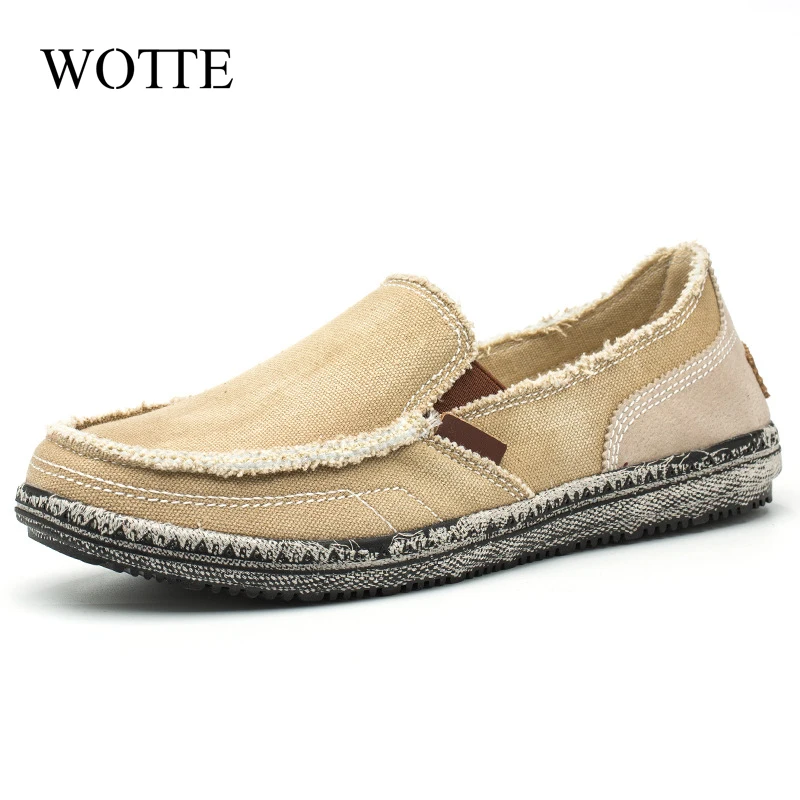 Лоферы мужские холщовые без шнуровки размеры 39-47 | Обувь