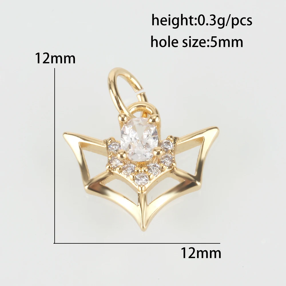 Золотые Подвески для изготовления ювелирных изделий винтажные медные