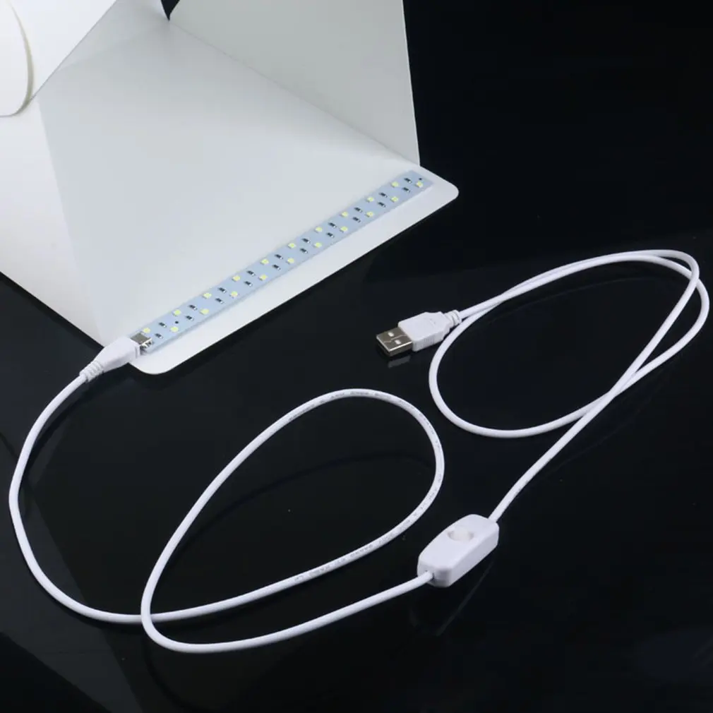 20 см Четырехцветная Кнопка МИНИ студийный светодиодный софтбокс с usb-переключателем линия станция для съемки маленькая коробка для камеры