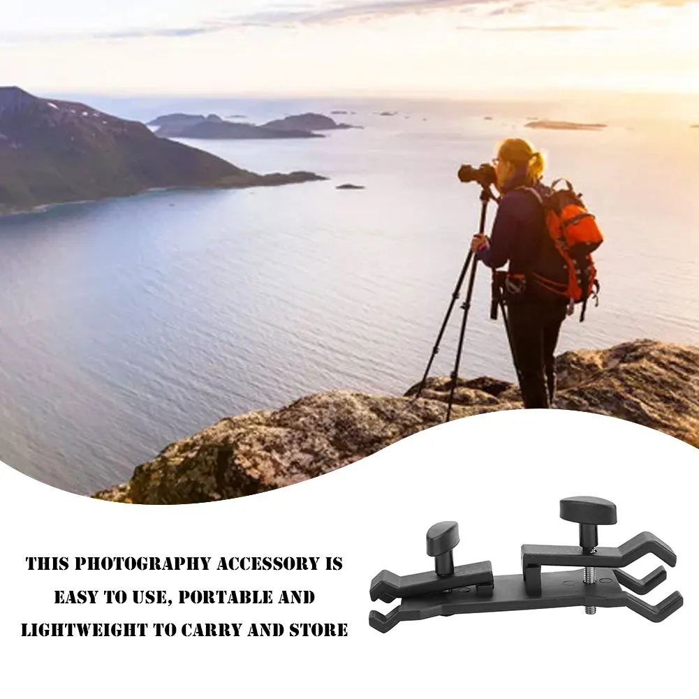 

Portable Outdoor Camera Tripod Umbrella Holder Clip Bracket Stand Clamp Photography Accessory Offer Stable Fixation Of Umbrella