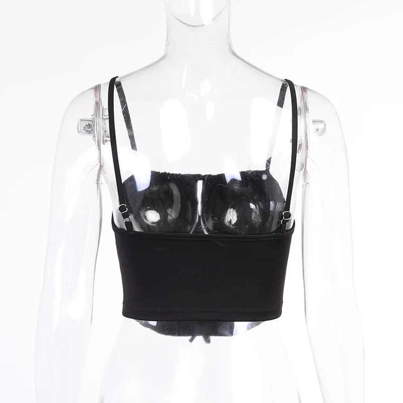 

TRODEAM Casual Summer Sleeveless Cami Top Women Spaghetti Strap Tops Elegant Tees Ladies Fashion Party Halter Chic Camisole