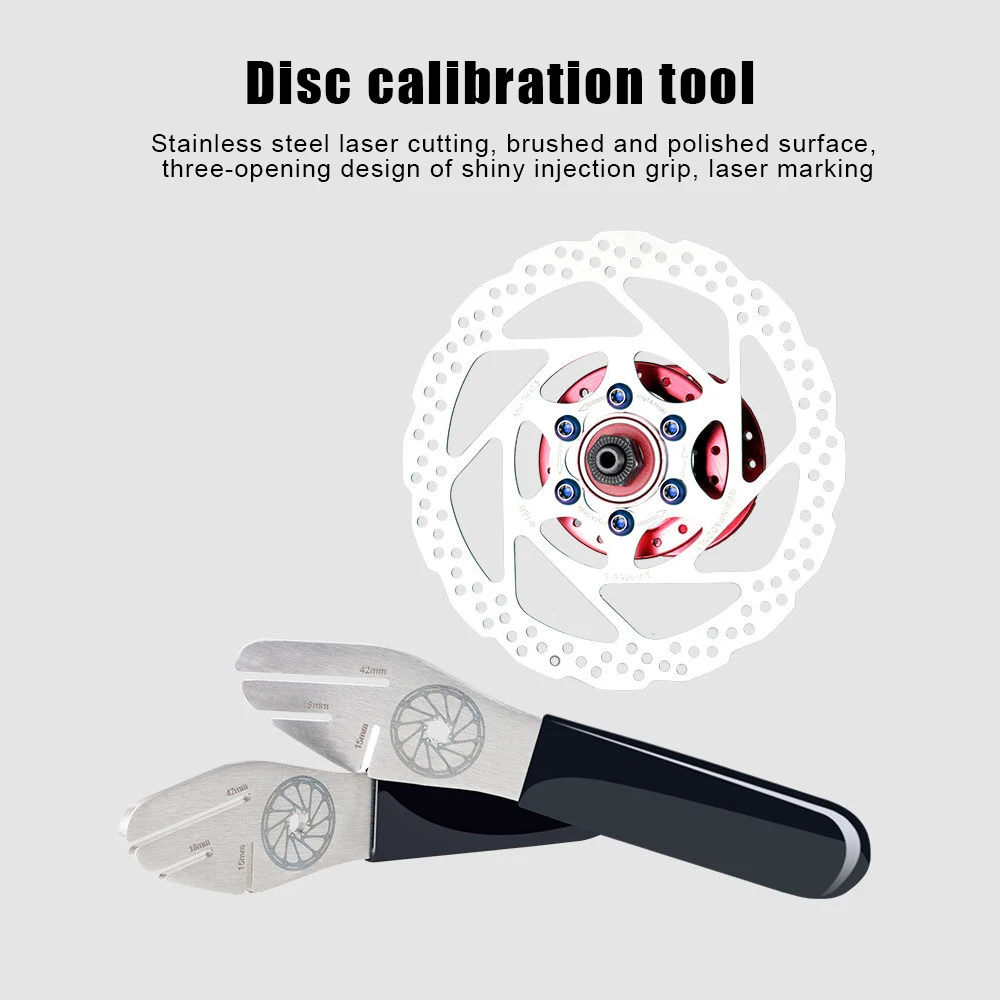 

Bicycle Brake Pad Alignment Trimming Tool Flattening Correction Wrench Bicycle Disc Brake Rotor Trimming Alignment Tool