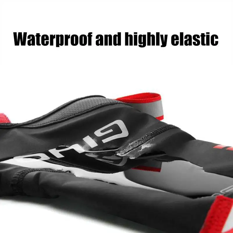Зимняя Теплая обувь с замком защитный чехол для MTB велосипеда велосипедная